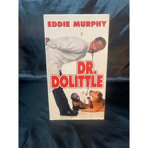 Dr. Dolittle VHS Eddie Murphy 1998 Twentieth Century Fox Comedy Movie Tape